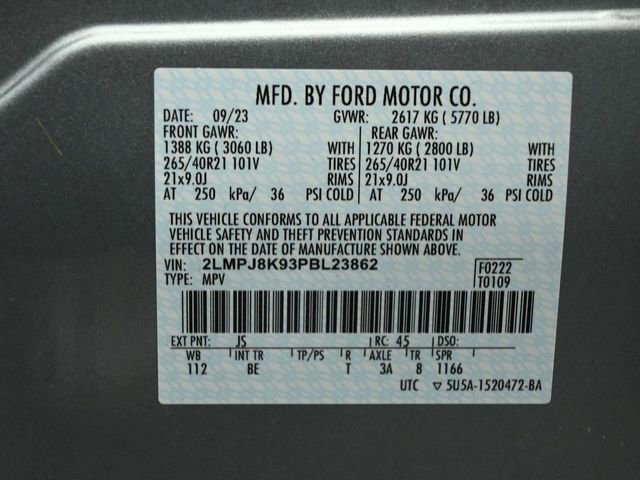 Certified 2023 Lincoln Nautilus Reserve w/ Equipment Group 202A image 36