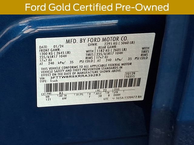 Certified 2024 Ford Maverick Tremor w/ Tremor Off-Road Package AWD/4WD image 31