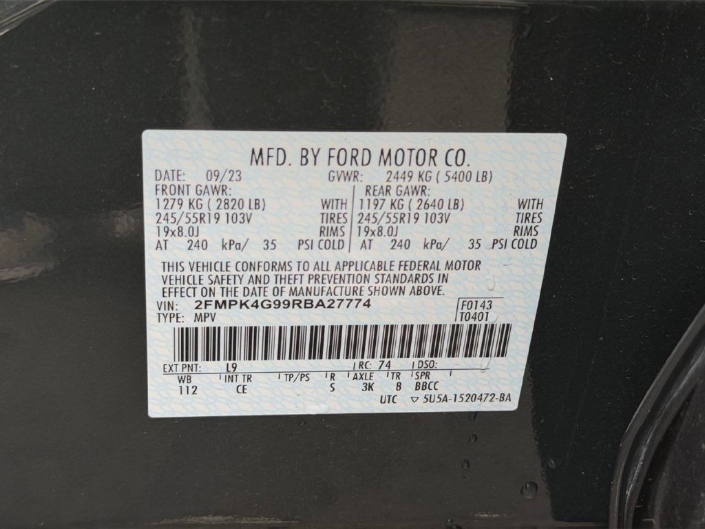 Used 2024 Ford Edge SE w/ Black Appearance Package AWD/4WD image 37