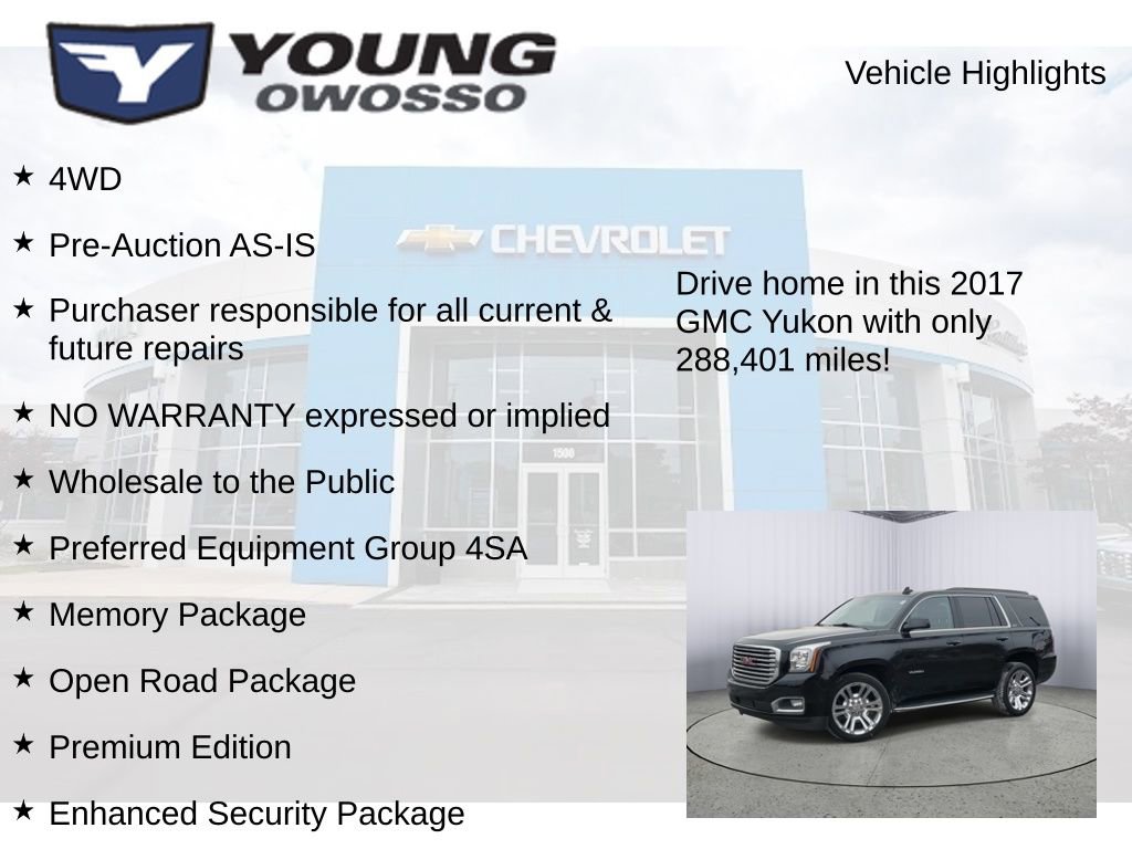 Used 2017 GMC Yukon SLT w/ Premium Edition image 8