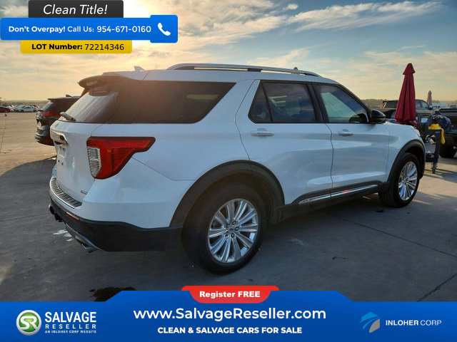 Used 2020 Ford Explorer Limited w/ Hybrid Equipment Group 310A RWD image 4