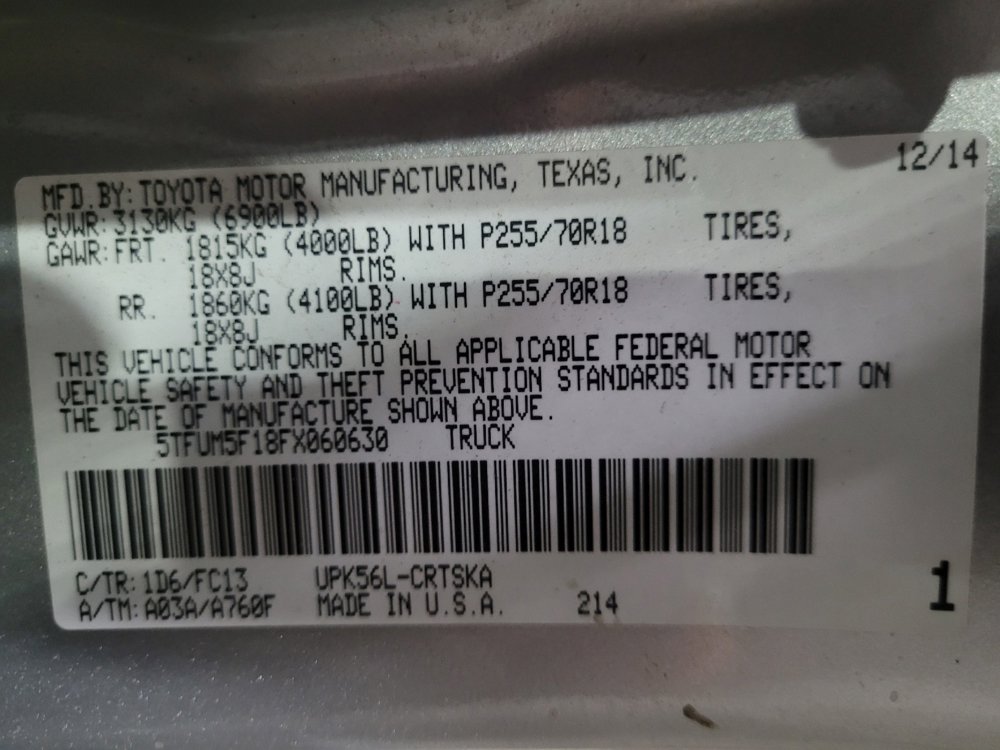 Used 2015 Toyota Tundra SR5 AWD/4WD image 33