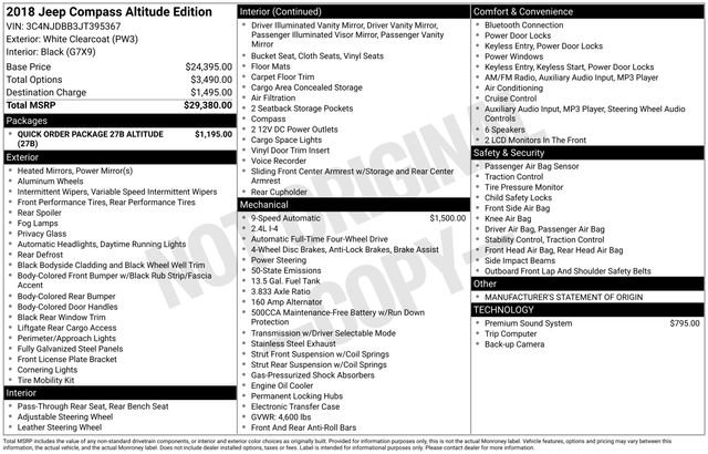 Used 2018 Jeep Compass Latitude image 10