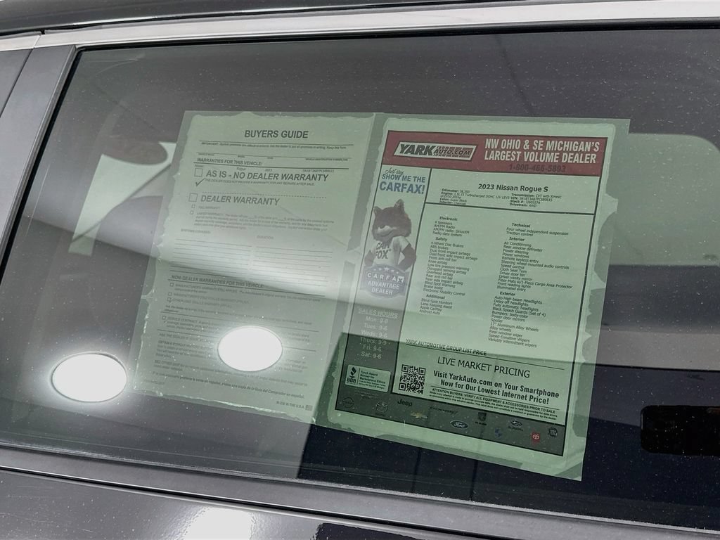 Used 2023 Nissan Rogue S AWD/4WD image 14