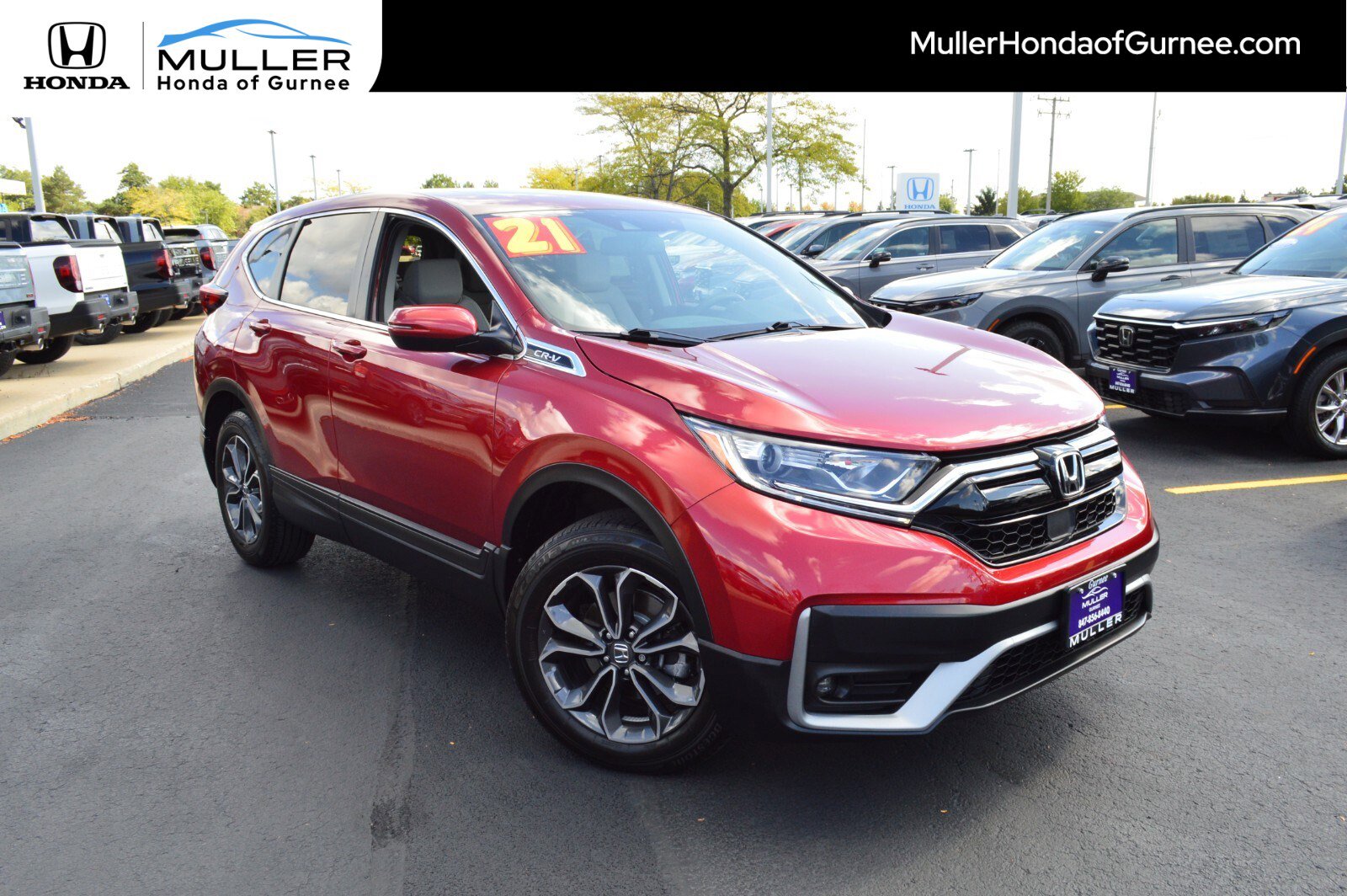 Certified 2021 Honda CR-V EX-L