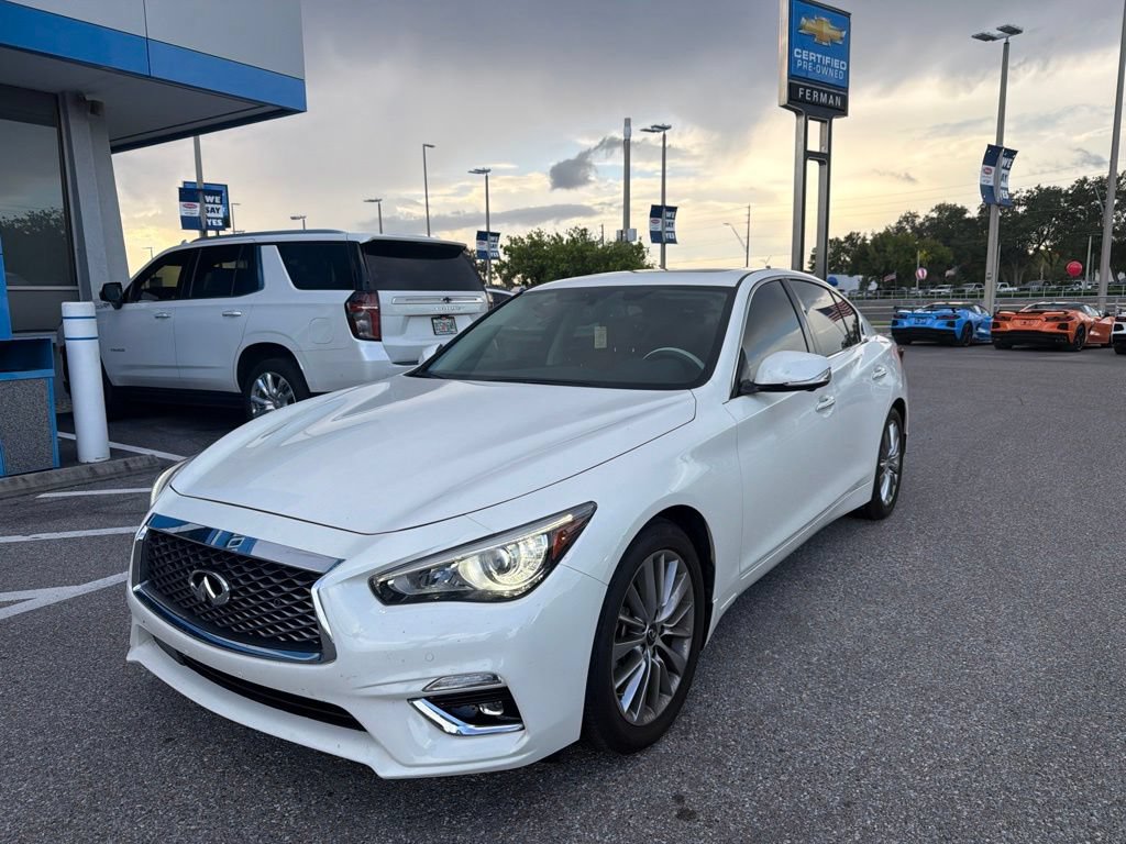 Used 2024 INFINITI Q50 Luxe w/ Cargo Package