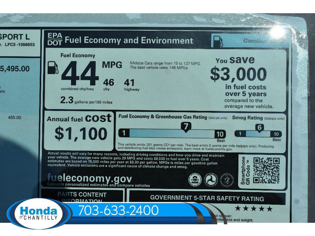 New 2026 Honda Accord Hybrid Sport-L FWD image 37