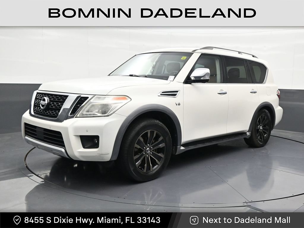 Used 2017 Nissan Armada Platinum w/ Captain Seat Package image 1