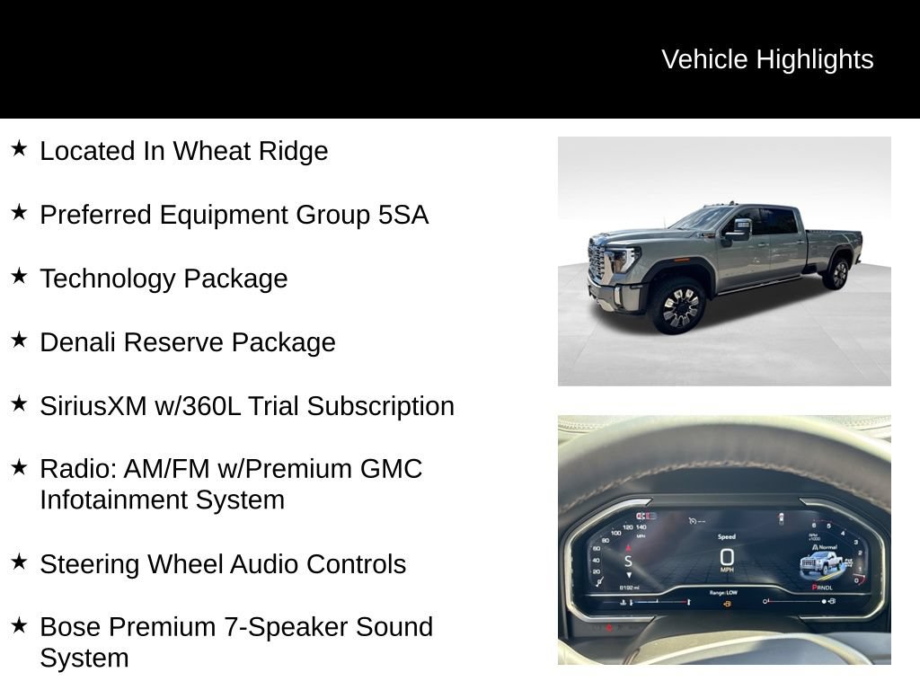 Certified 2025 GMC Sierra 3500 Denali w/ Denali Reserve Package AWD/4WD image 9