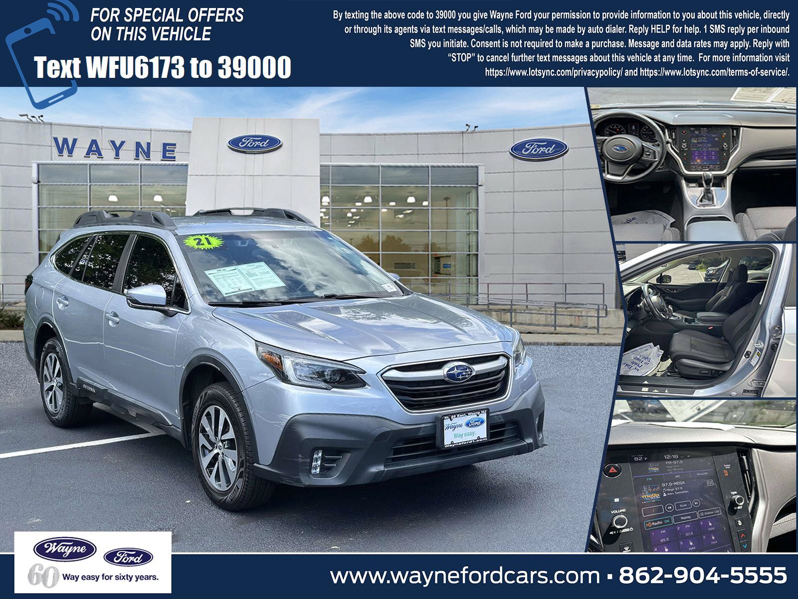 Used 2021 Subaru Outback Premium AWD/4WD image 1