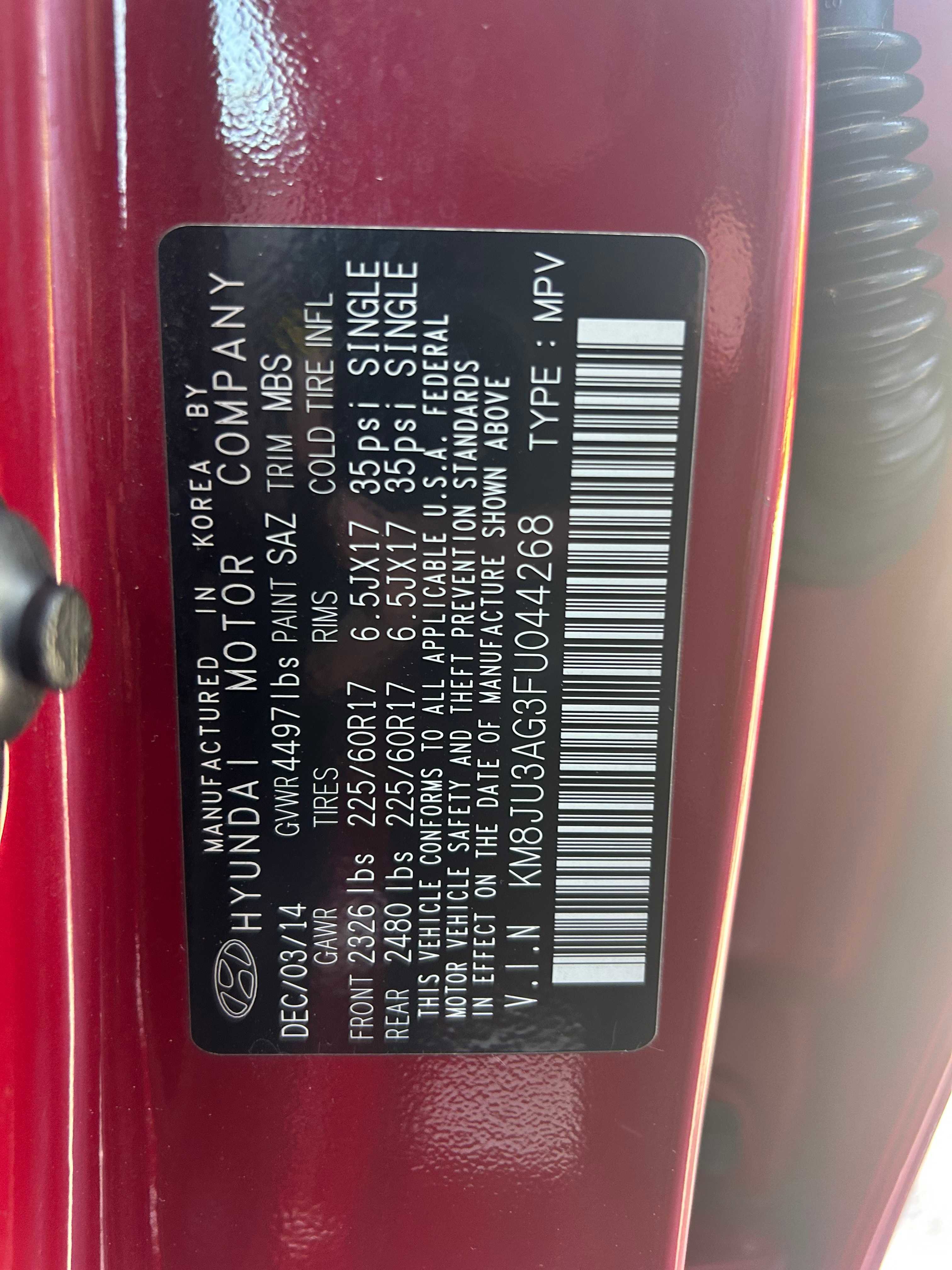 Used 2015 Hyundai Tucson SE image 16