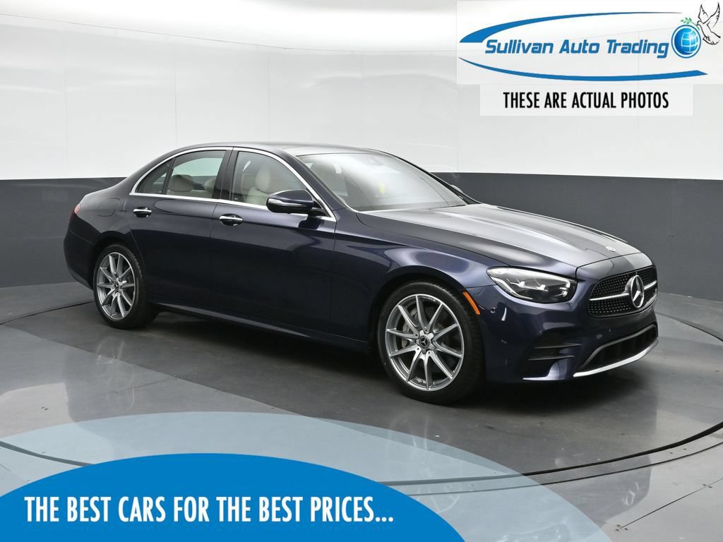Used 2022 Mercedes-Benz E 350 Sedan w/ AMG Line Exterior image 1