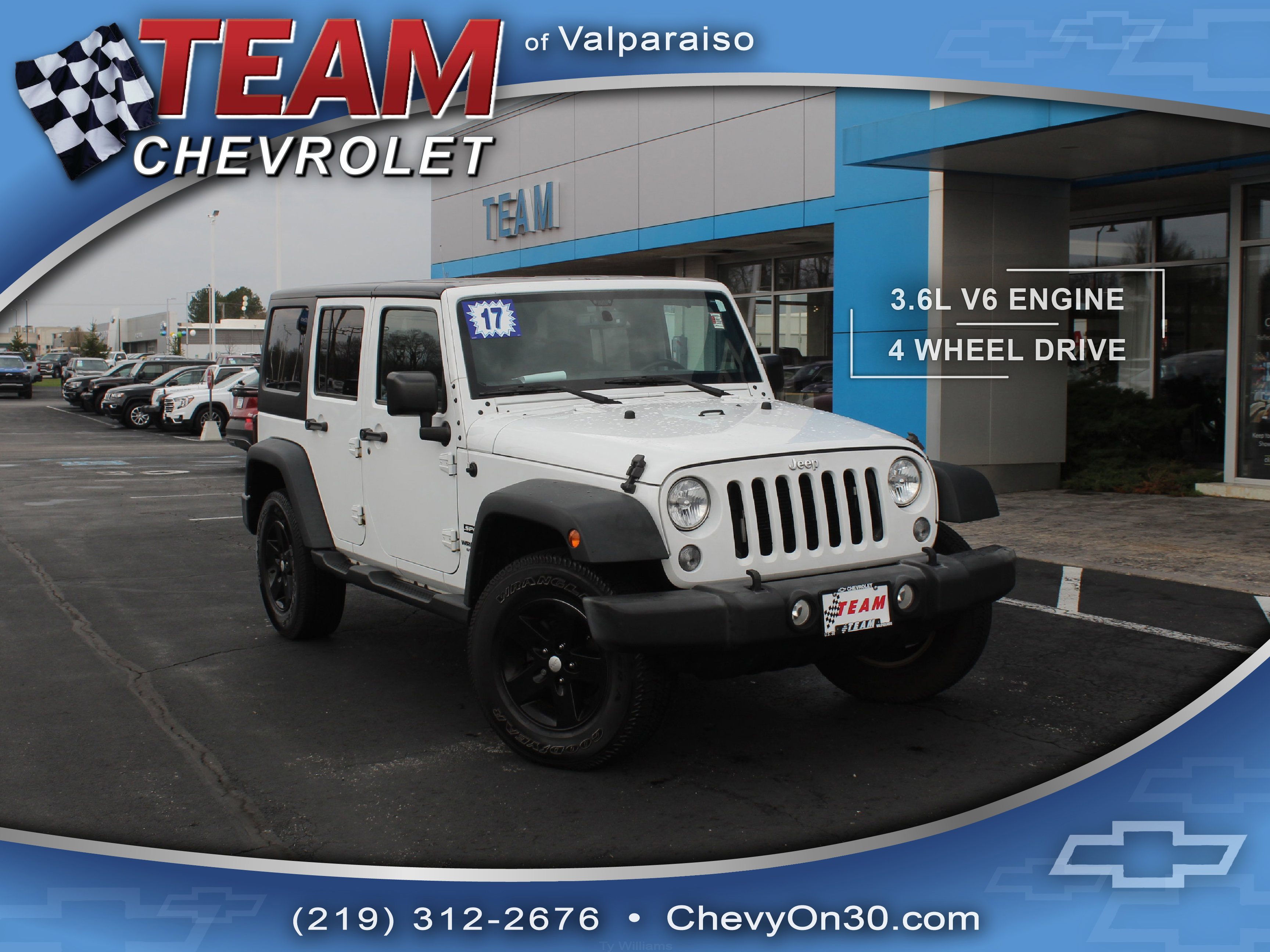 Used 2017 Jeep Wrangler Unlimited Sport w/ Quick Order Package 24S image 1