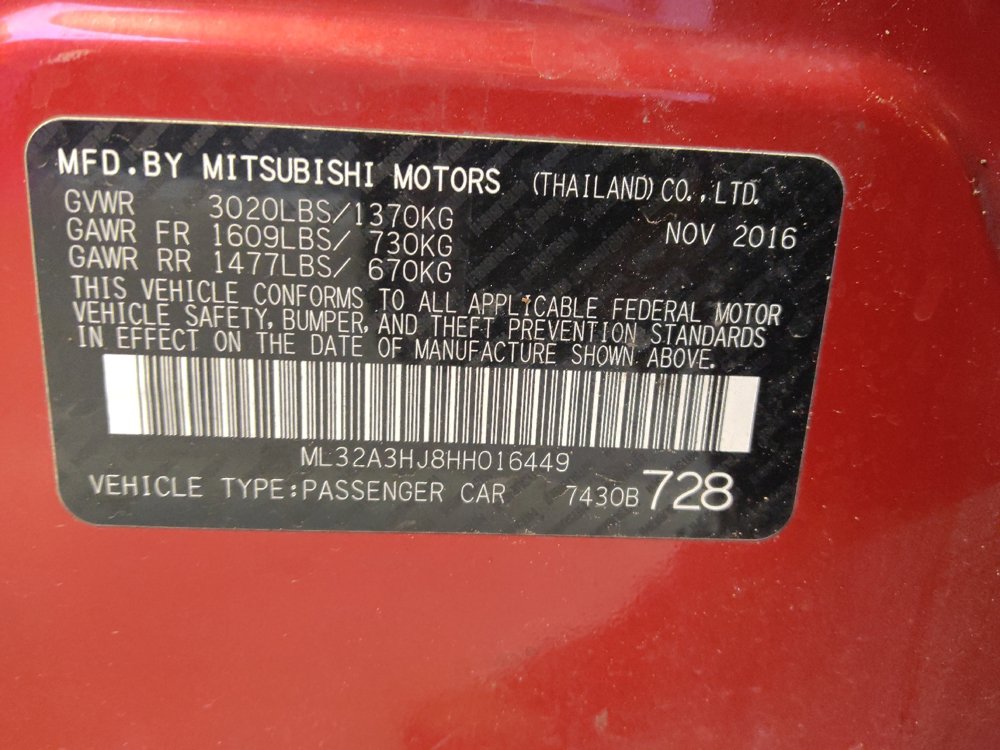 Used 2017 Mitsubishi Mirage ES FWD image 33