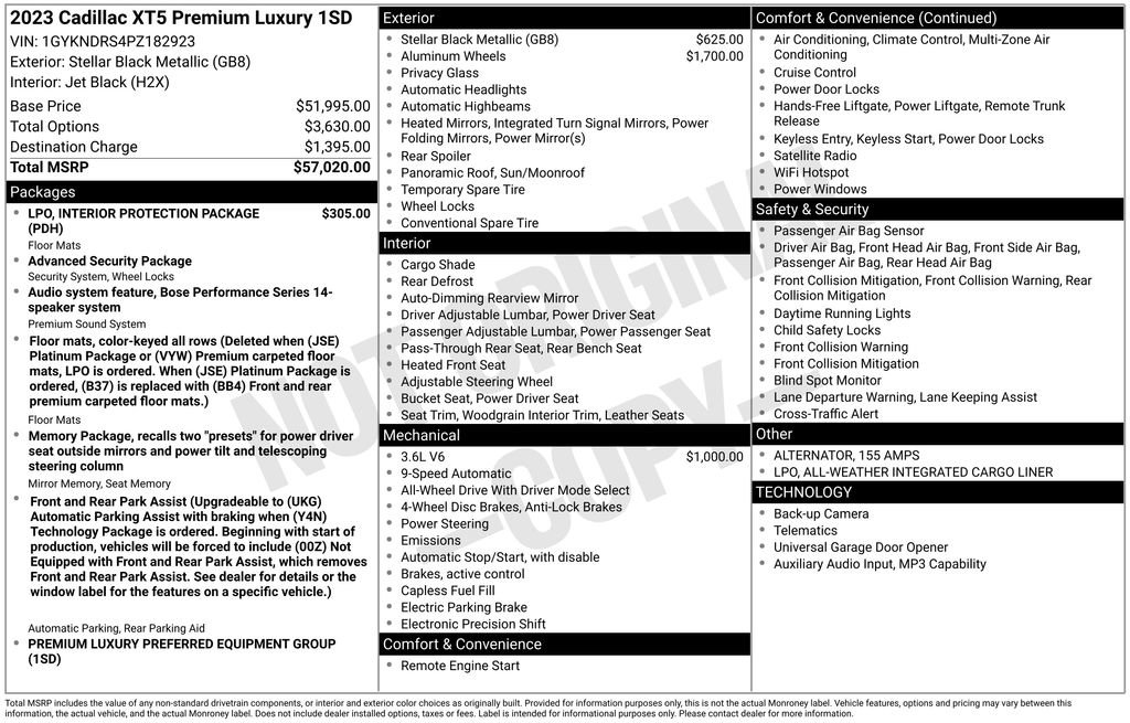 Used 2023 Cadillac XT5 Premium Luxury image 3