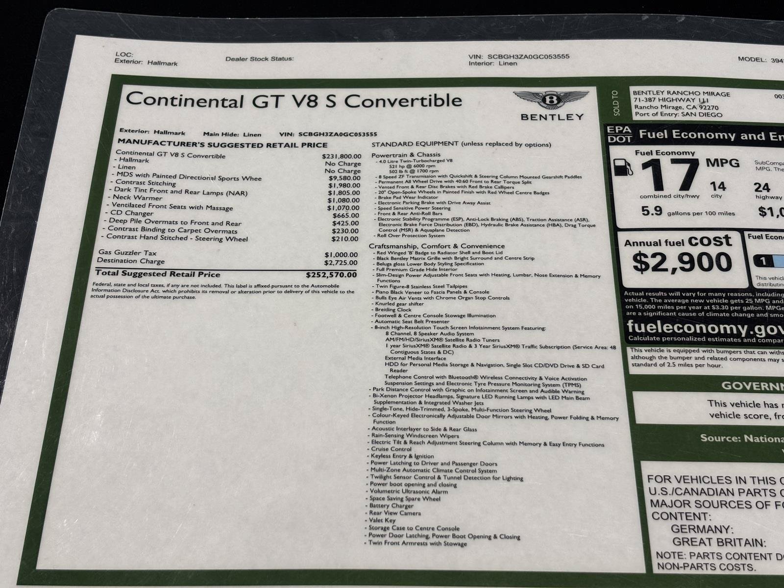 Used 2016 Bentley Continental GT V8 S AWD/4WD image 13