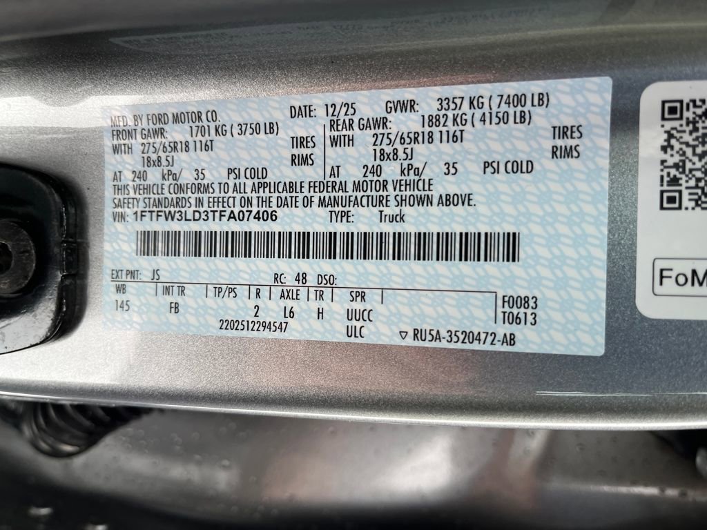 New 2026 Ford F150 XLT w/ Equipment Group 302A MID AWD/4WD image 29