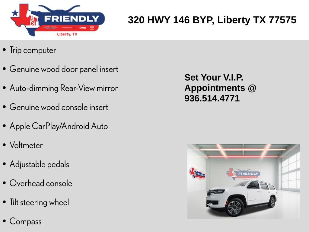 Used 2024 Jeep Wagoneer Series II w/ Flexible Seating Group image 30