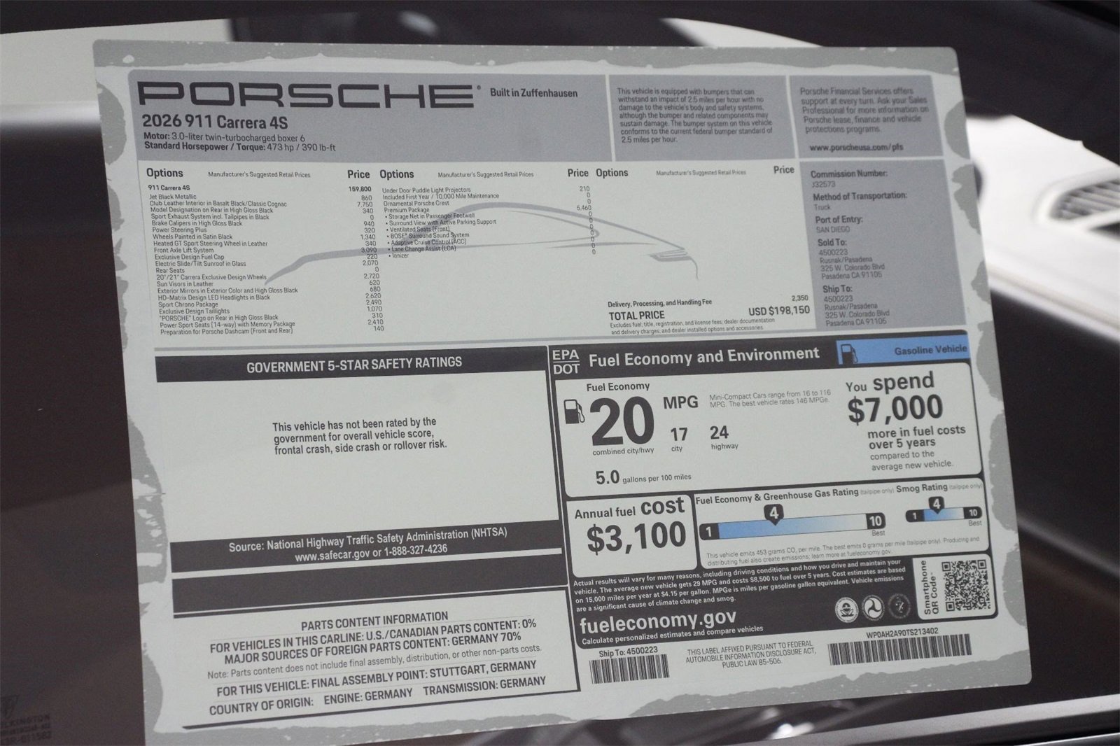 New 2026 Porsche 911 Carrera 4S image 25