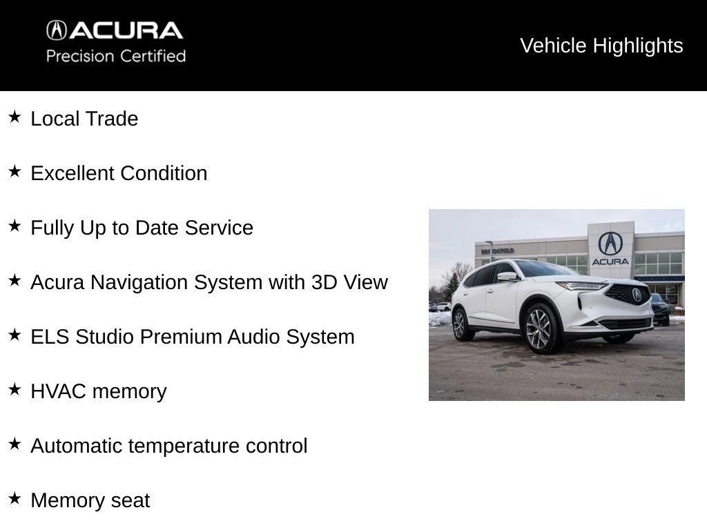 Certified 2023 Acura MDX SH-AWD w/ Technology Package image 5