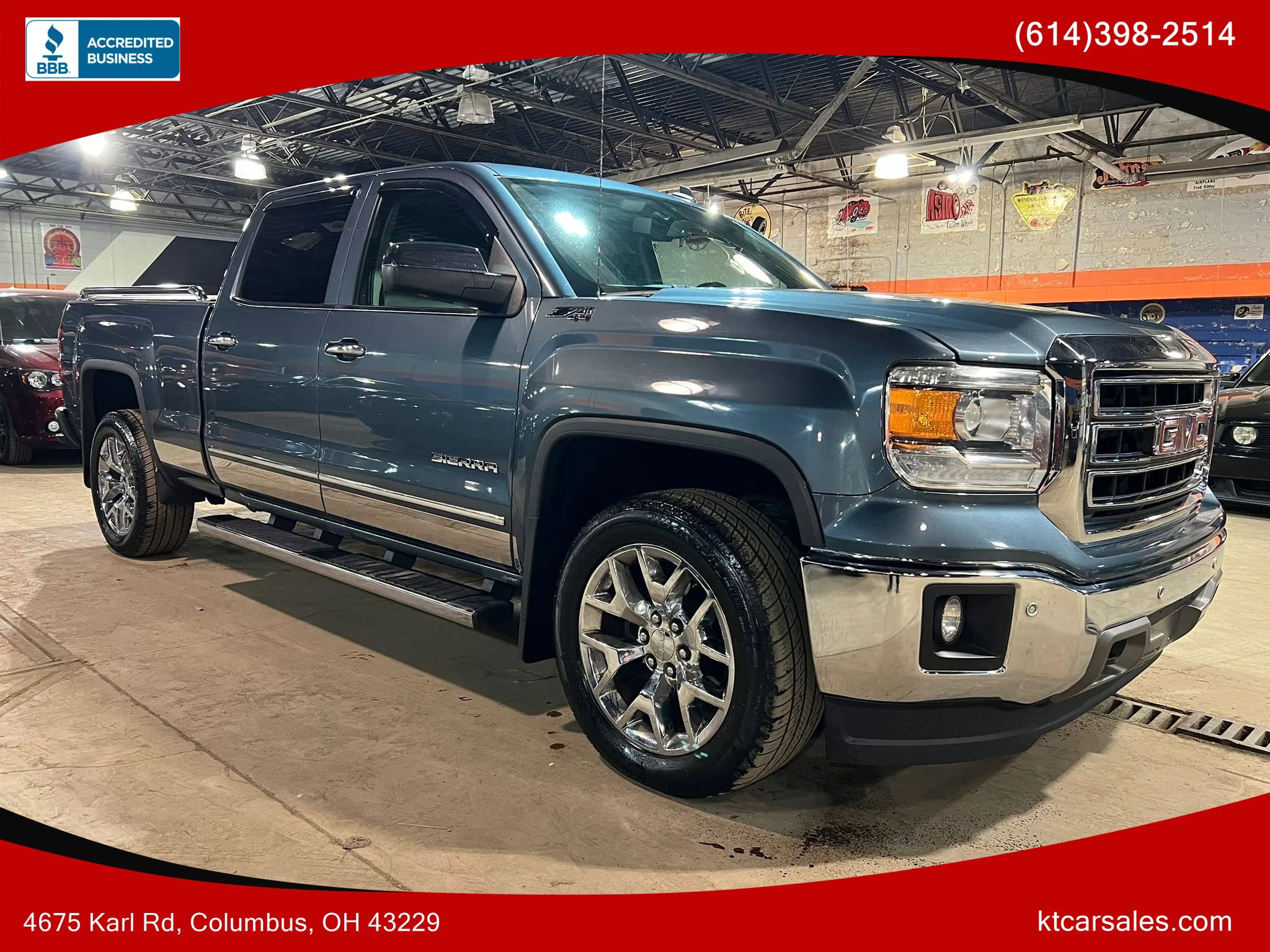 Used 2014 GMC Sierra 1500 SLT w/ SLT Crew Cab Value Package image 1