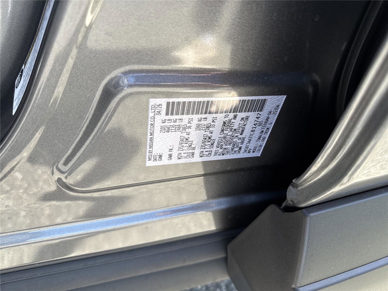 New 2026 Nissan Rogue S FWD image 37