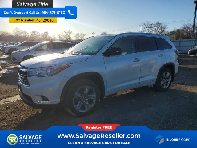 Used 2016 Toyota Highlander Limited Platinum AWD/4WD image 1