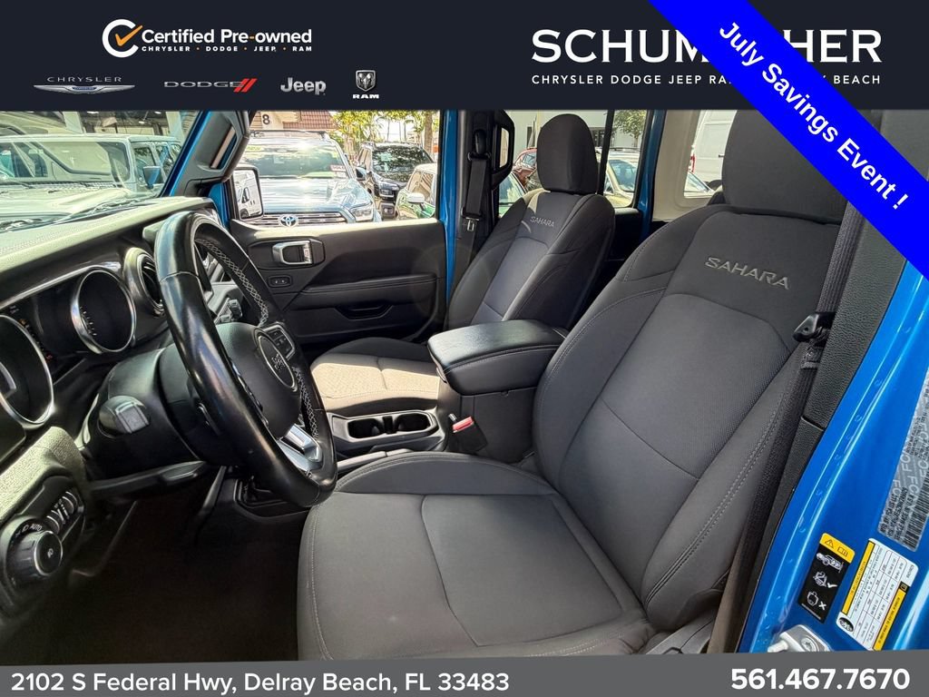 Used 2022 Jeep Wrangler Unlimited Sahara w/ LED Lighting Group AWD/4WD image 11