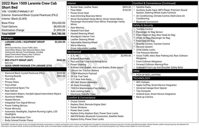Certified 2022 RAM 1500 Laramie image 38
