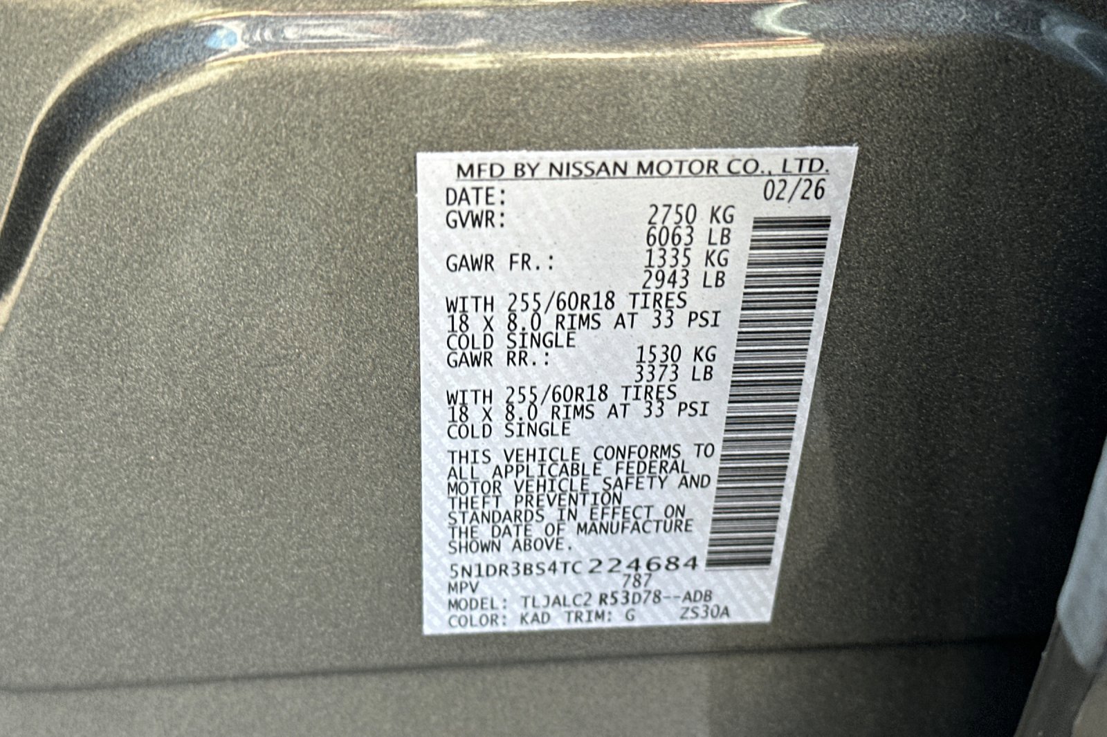 New 2026 Nissan Pathfinder SV image 27