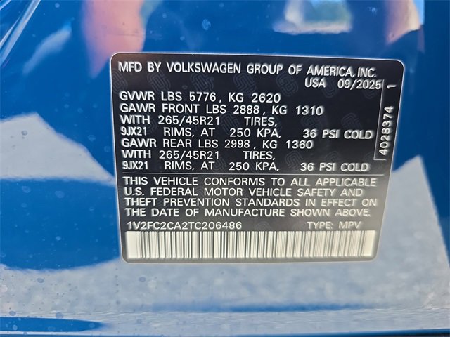 New 2026 Volkswagen Atlas Cross Sport SEL Premium R-Line image 34