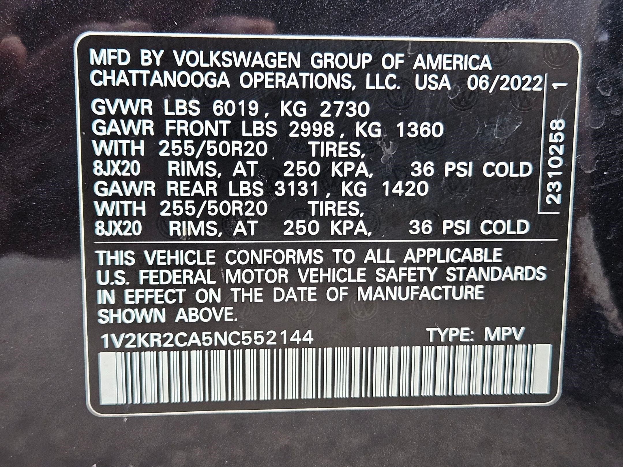 Used 2022 Volkswagen Atlas SE AWD/4WD image 36