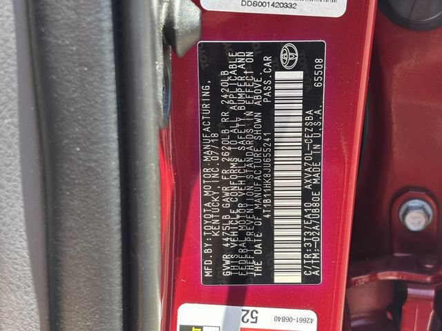 Used 2018 Toyota Camry SE FWD image 32