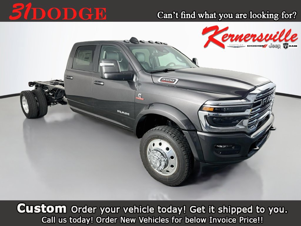 New 2026 RAM 4500 4x4 Crew Cab DRW w/ Laramie Trim Package