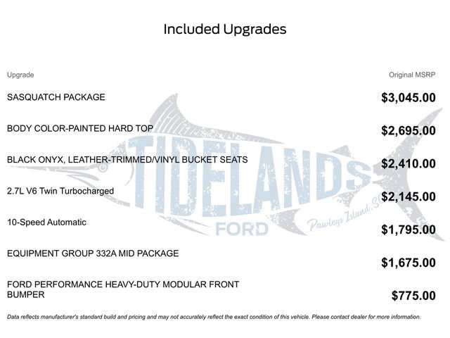 New 2025 Ford Bronco Badlands w/ Sasquatch Package AWD/4WD image 2