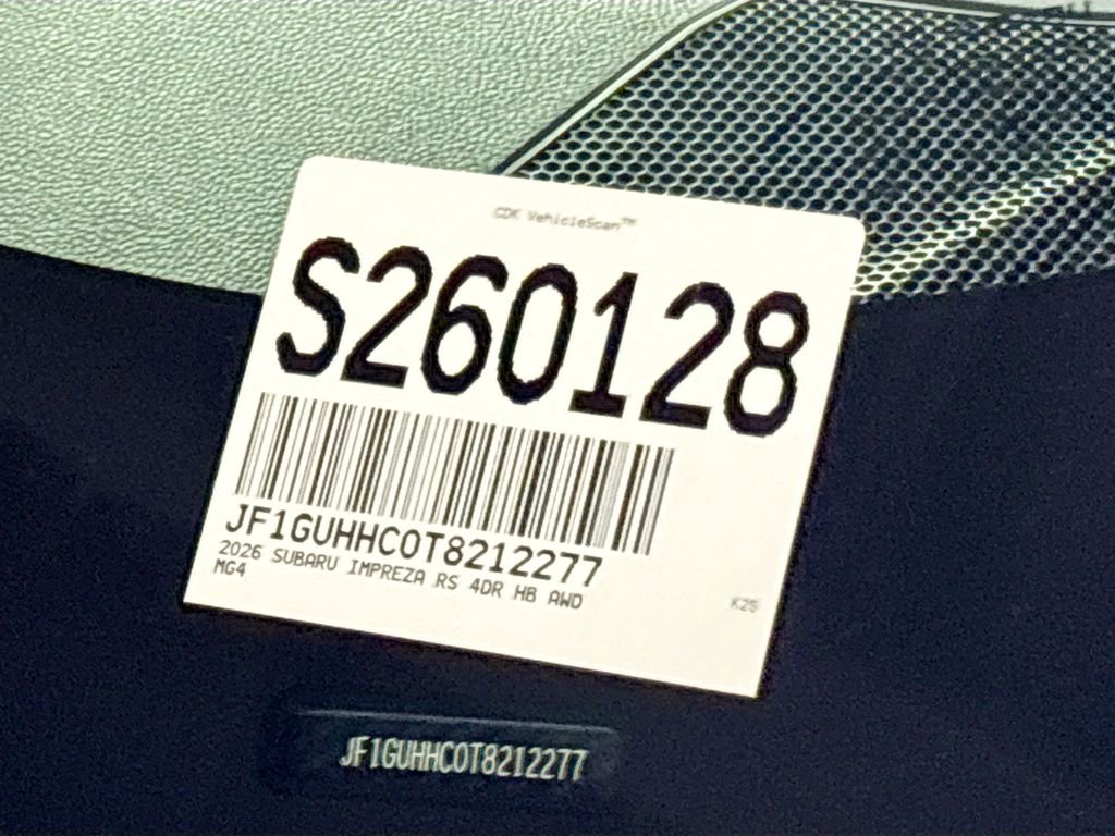 New 2026 Subaru Impreza RS image 25