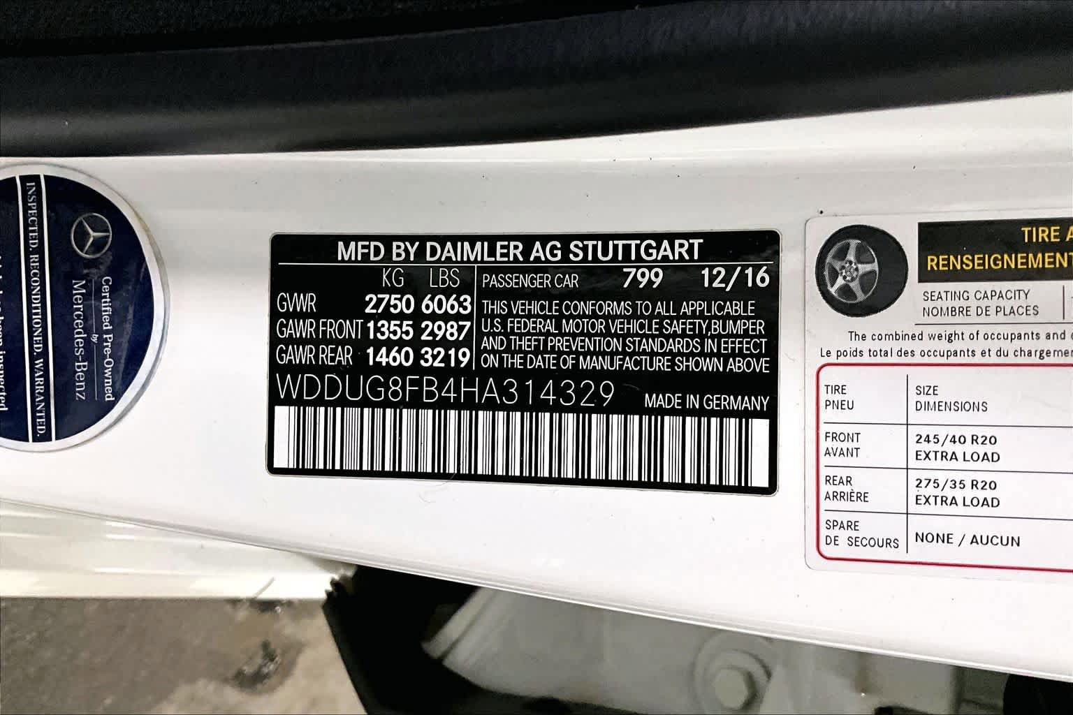 Used 2017 Mercedes-Benz S 550 4MATIC Sedan image 34
