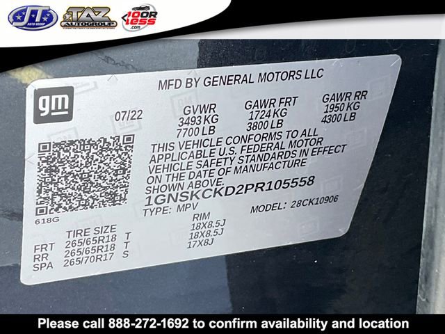 Used 2023 Chevrolet Suburban LT w/ Luxury Package image 21