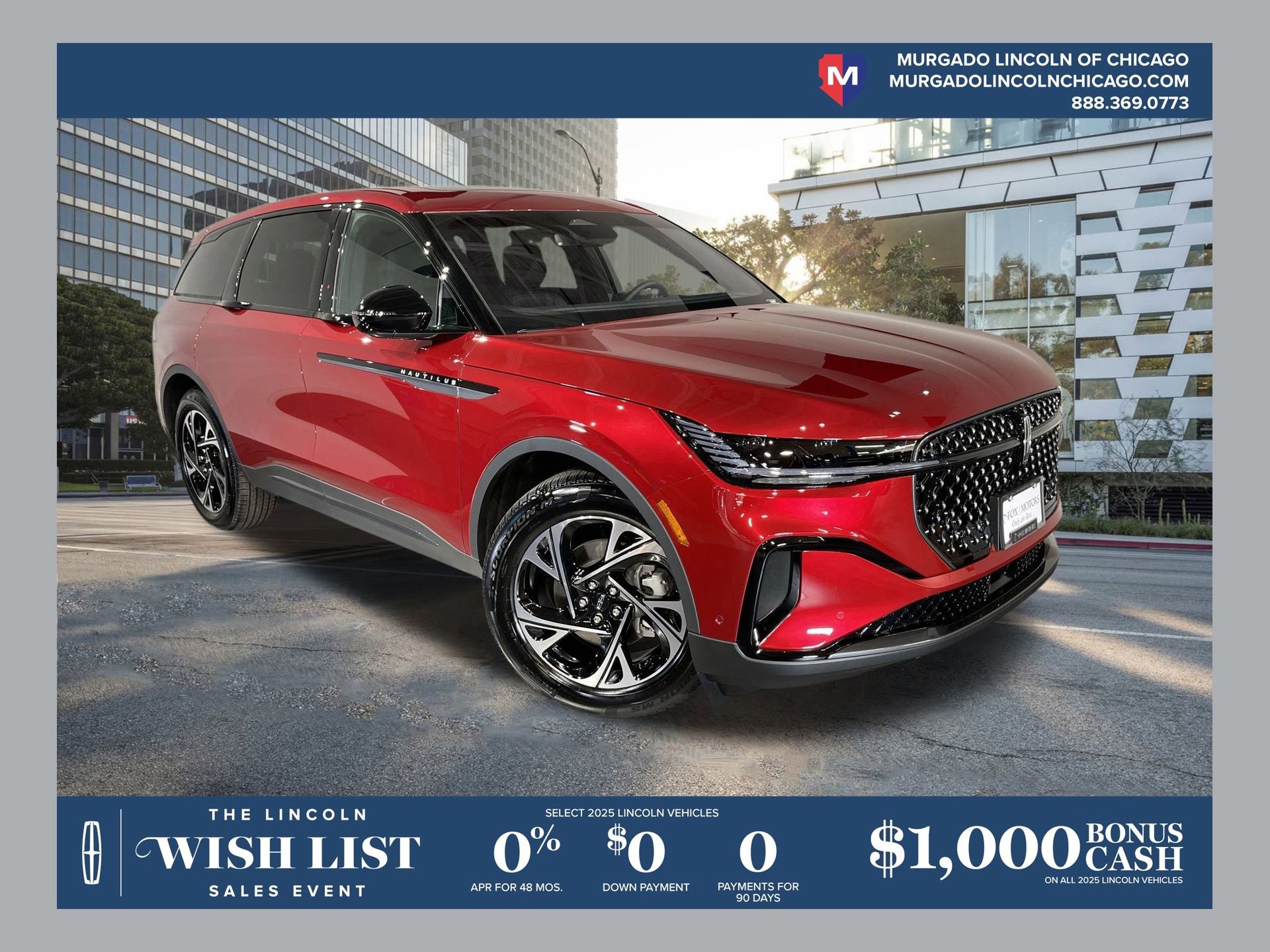 New 2024 Lincoln Nautilus Premier w/ Equipment Group 102A image 1