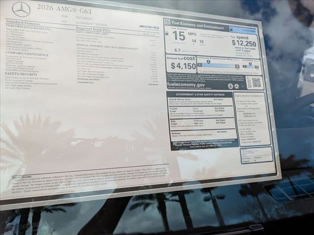 New 2026 Mercedes-Benz G 63 AMG 4MATIC image 16