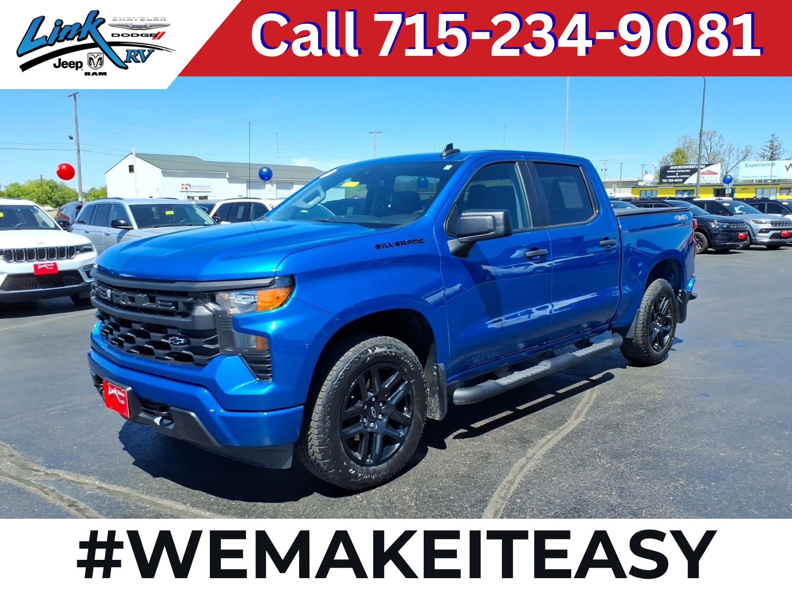 Used 2023 Chevrolet Silverado 1500 Custom w/ LPO, Dark Essentials Package