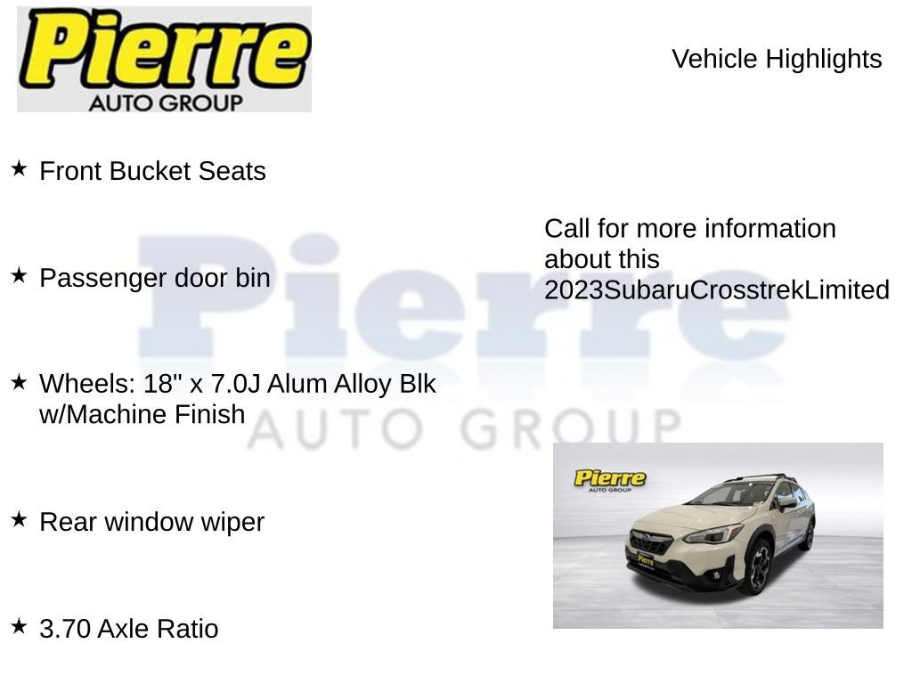Used 2023 Subaru Crosstrek 2.5i Limited AWD/4WD image 23