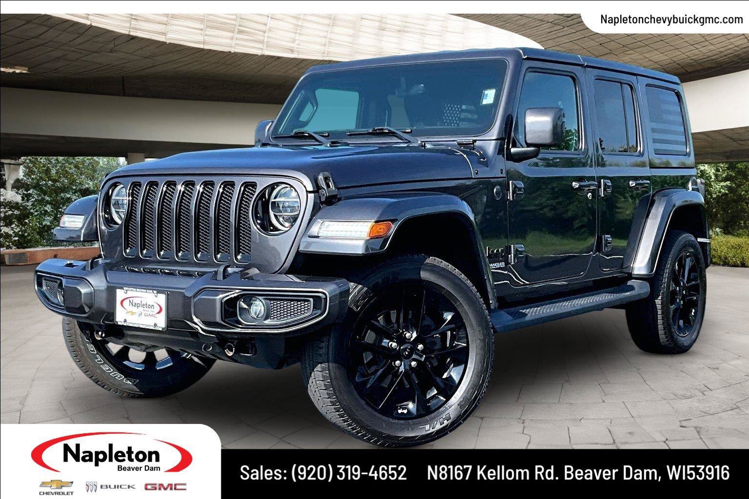 Used 2021 Jeep Wrangler Unlimited Sahara AWD/4WD image 1