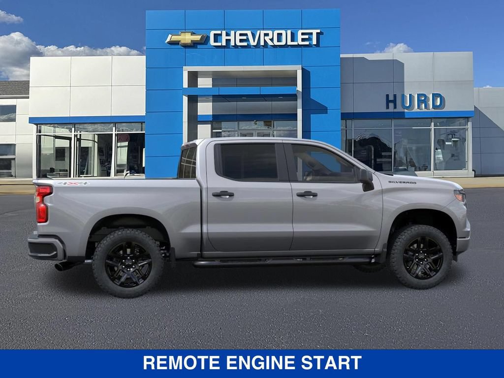 New 2026 Chevrolet Silverado 1500 Custom w/ Turbomax Blackout Package AWD/4WD image 6