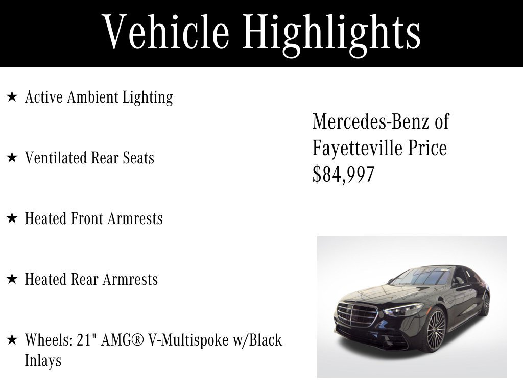 Used 2023 Mercedes-Benz S 580 4MATIC Sedan w/ AMG Line image 9