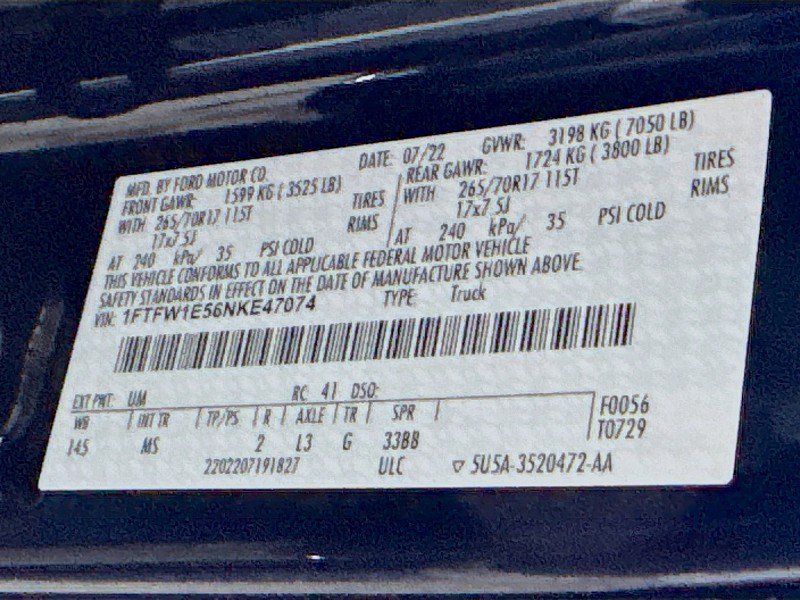 Used 2022 Ford F150 XLT w/ Equipment Group 301A Mid AWD/4WD image 29