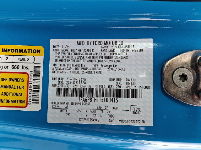 New 2026 Ford Mustang Coupe RWD image 15