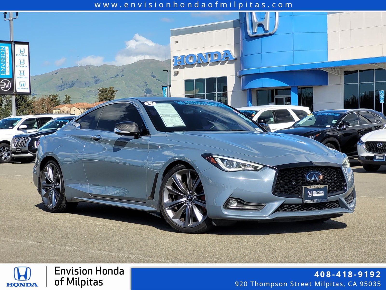 Used 2022 INFINITI Q60 Red Sport 400 w/ Carbon Fiber Package