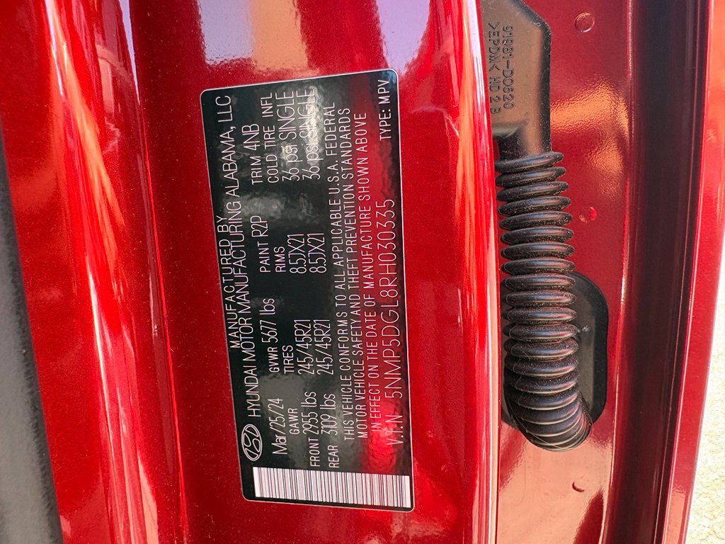 Certified 2024 Hyundai Santa Fe Calligraphy AWD/4WD image 35