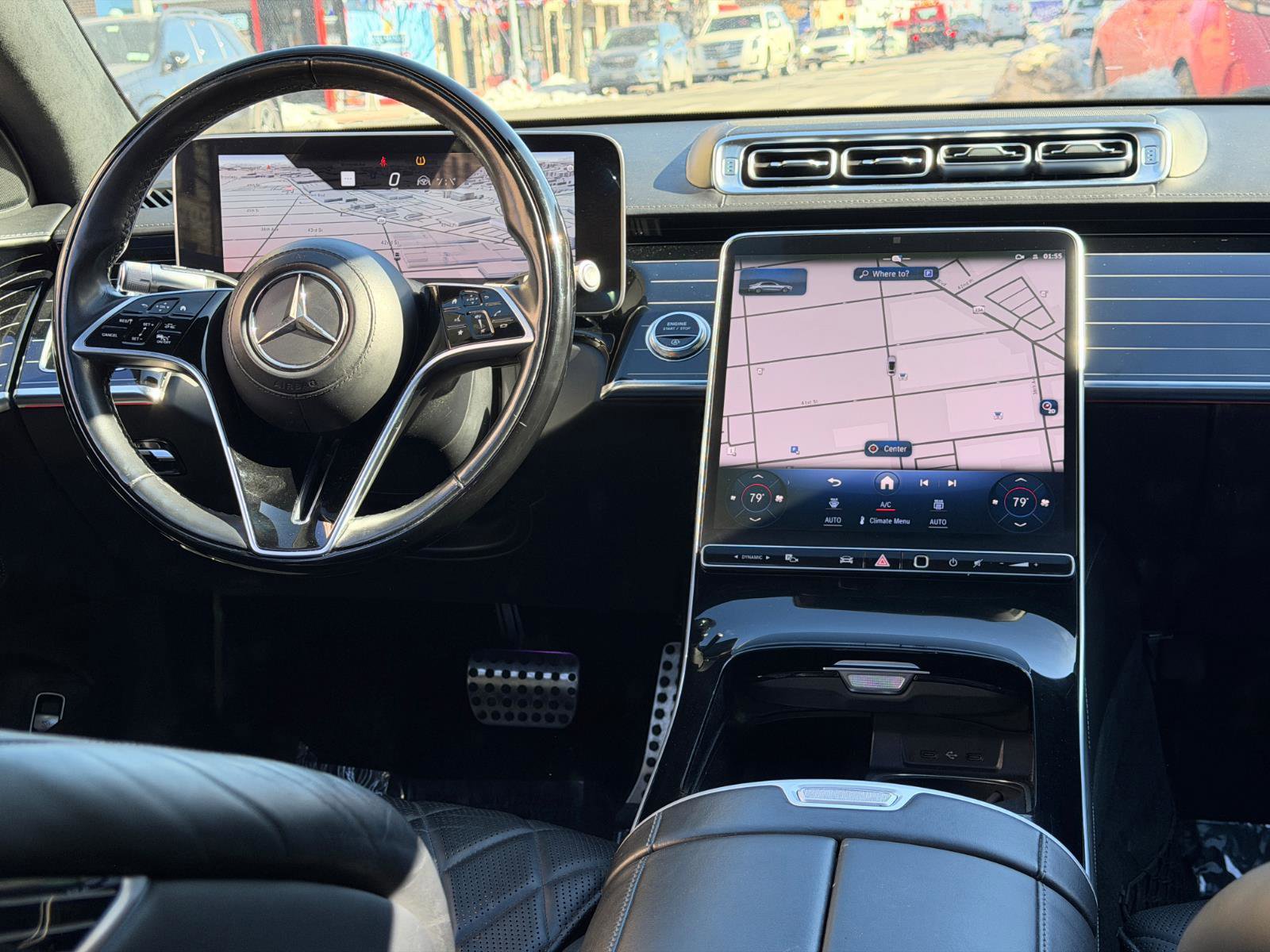 Used 2021 Mercedes-Benz S 580 4MATIC Sedan w/ AMG Line image 24